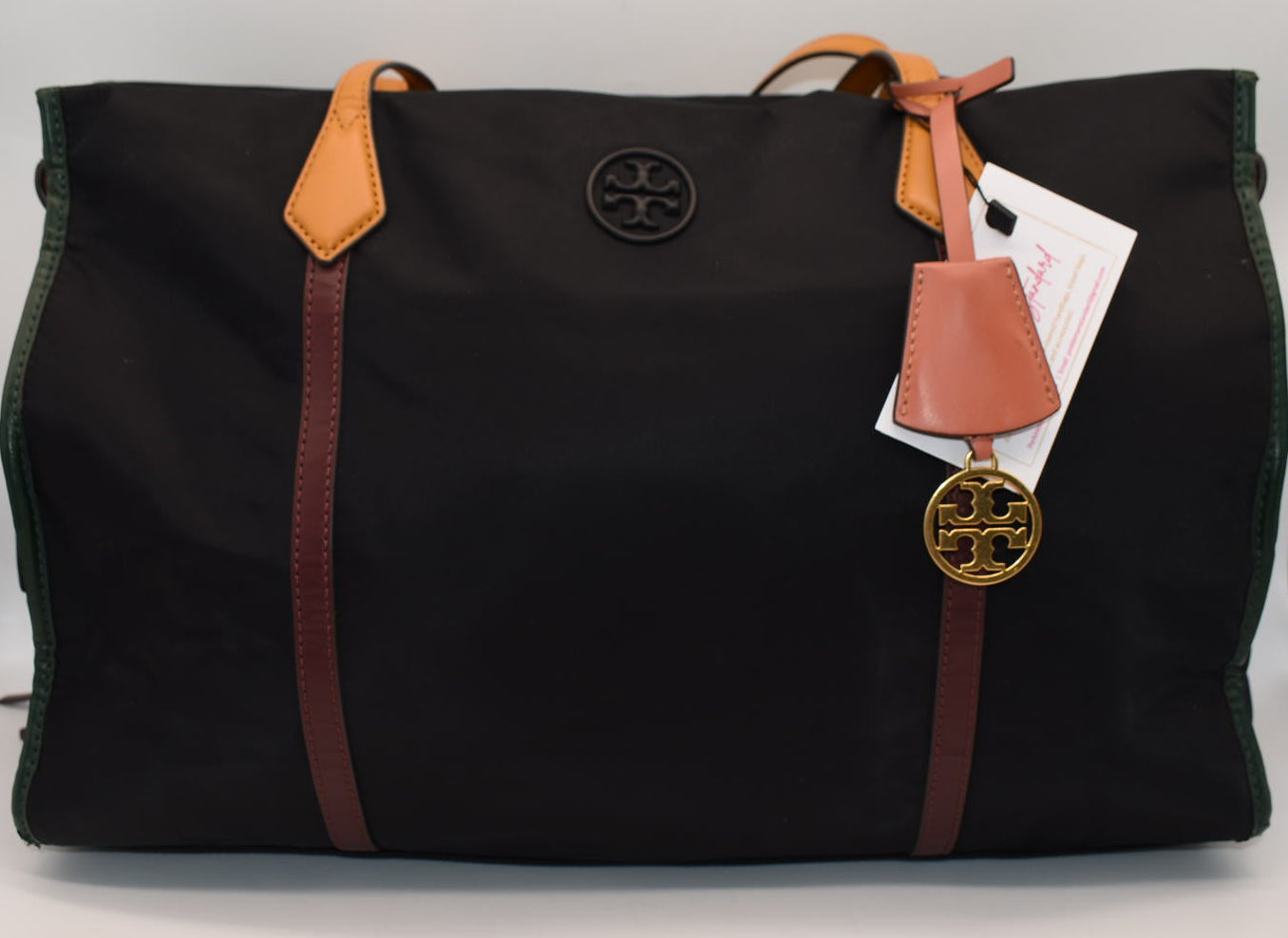 Tory Burch Perry Nylon Tote Bag in Black