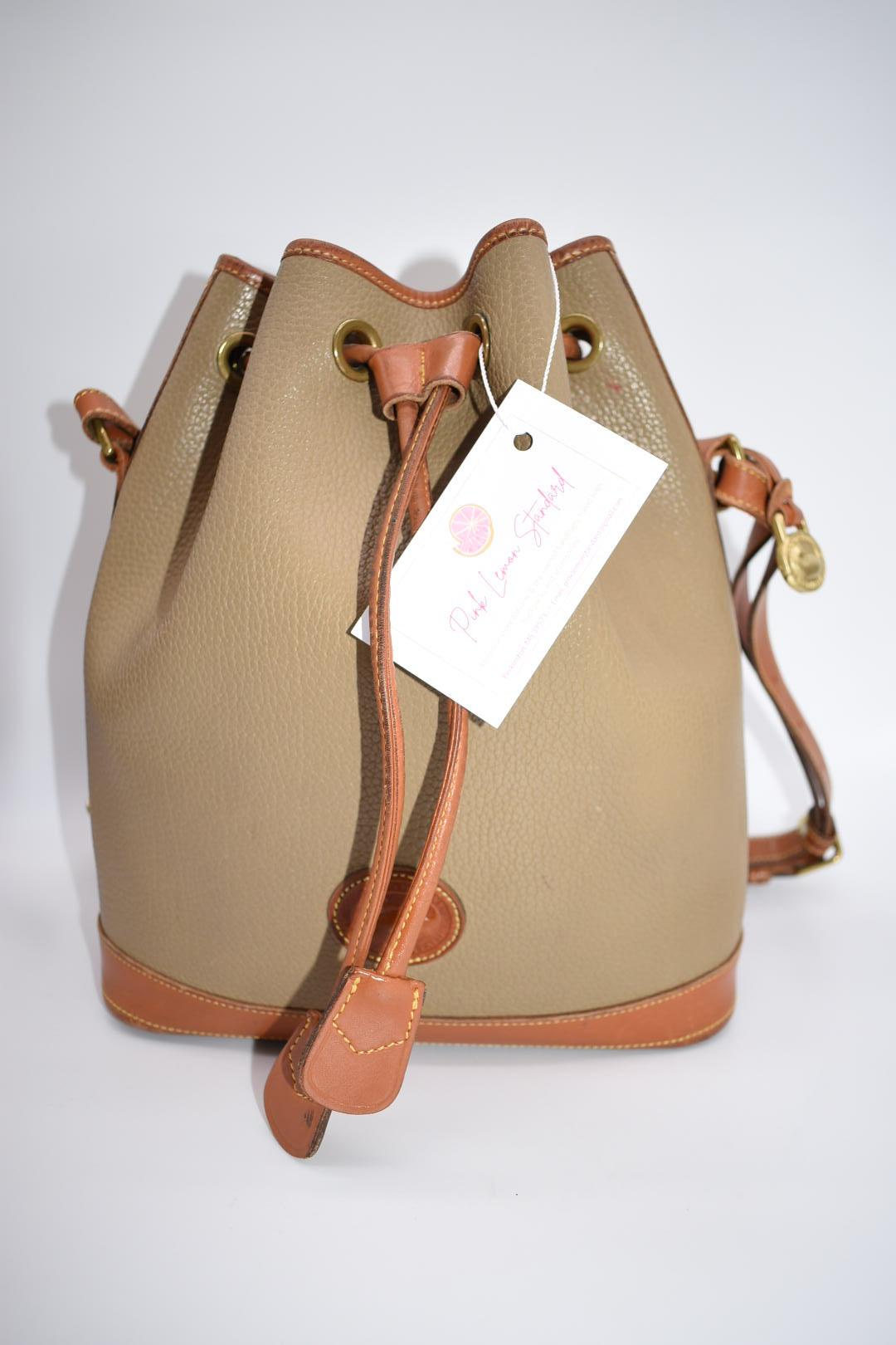 Vintage Dooney & Bourke Drawstring Shoulder Bag