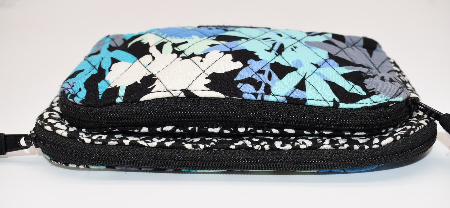 Vera Bradley Double Zip Cosmetic Bag in "Camofloral" Pattern