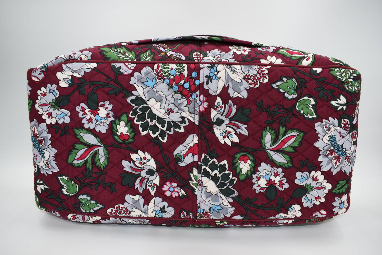 Vera Bradley Grand Traveler Bag in "Bordeaux Blooms" Pattern
