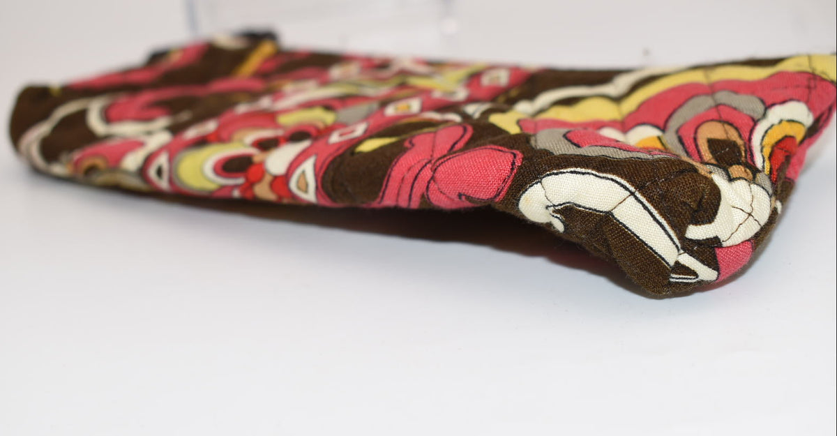 Vera Bradley Cosmetic Brush and Pencil Zip Pouch in "Pucchini" Pattern