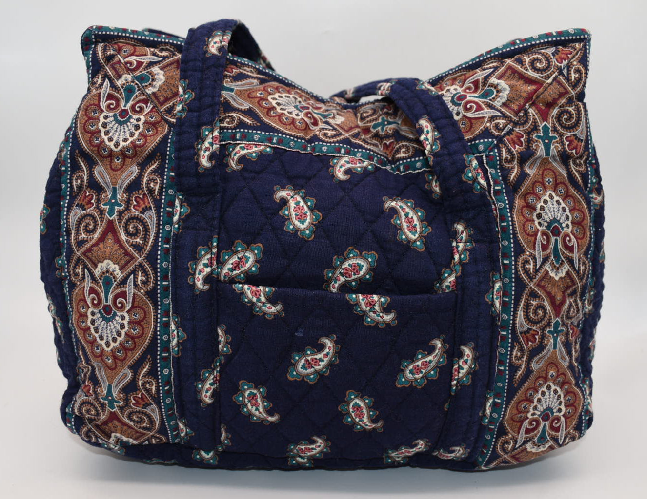 Vera Bradley Hoosier Shoulder Bag in "Navy - 1991" Pattern