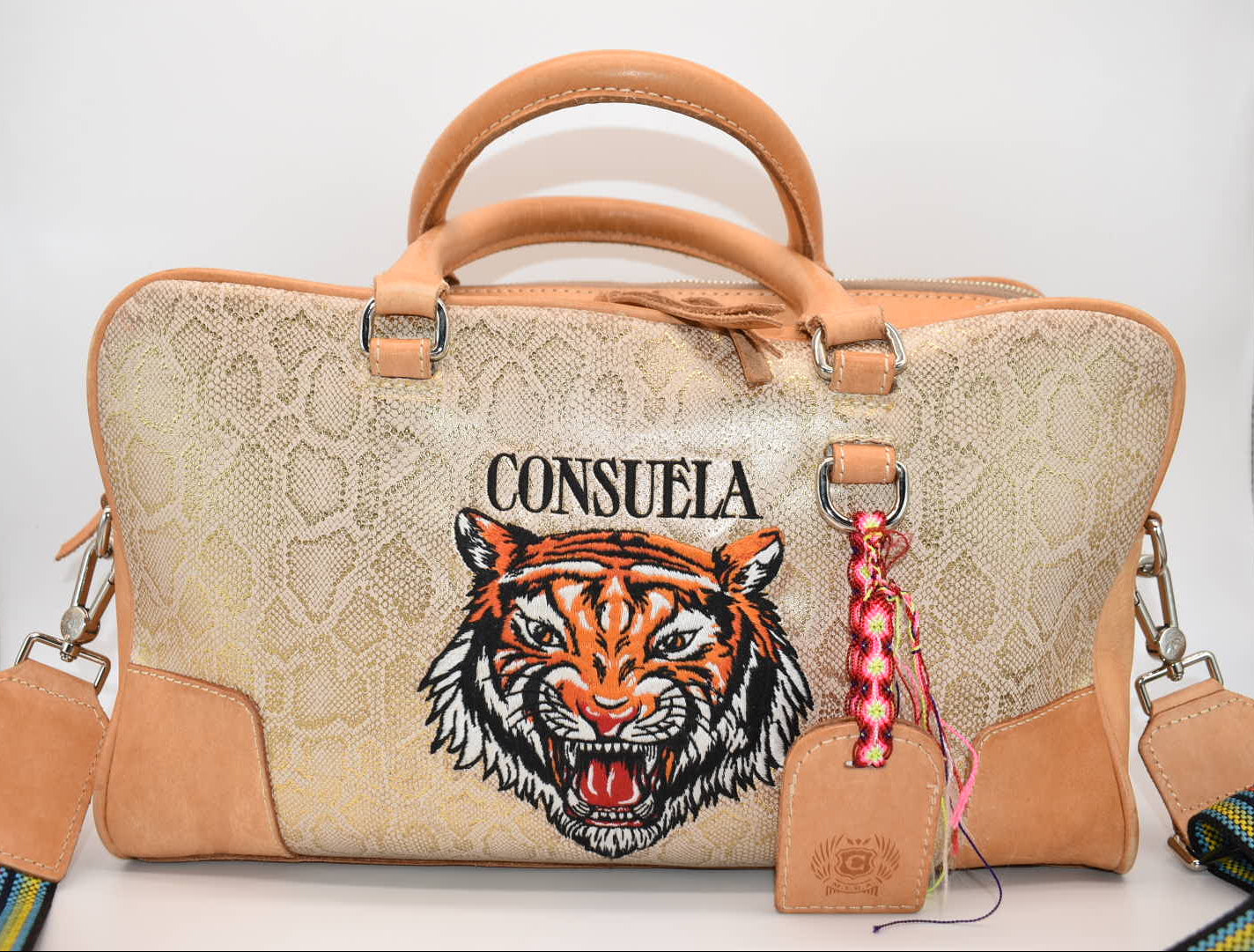 Consuela Carryall Gilded Satchel Bag