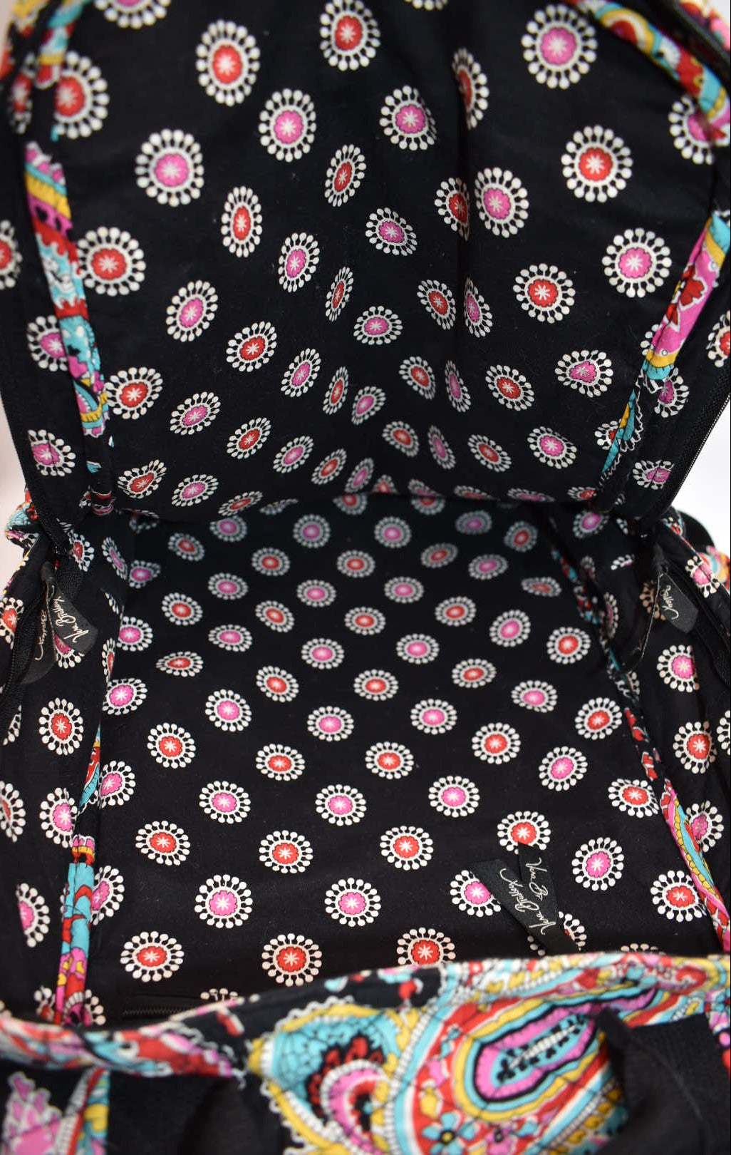 Vera Bradley XL Tech Laptop Backpack in "Parisian Paisley" Pattern