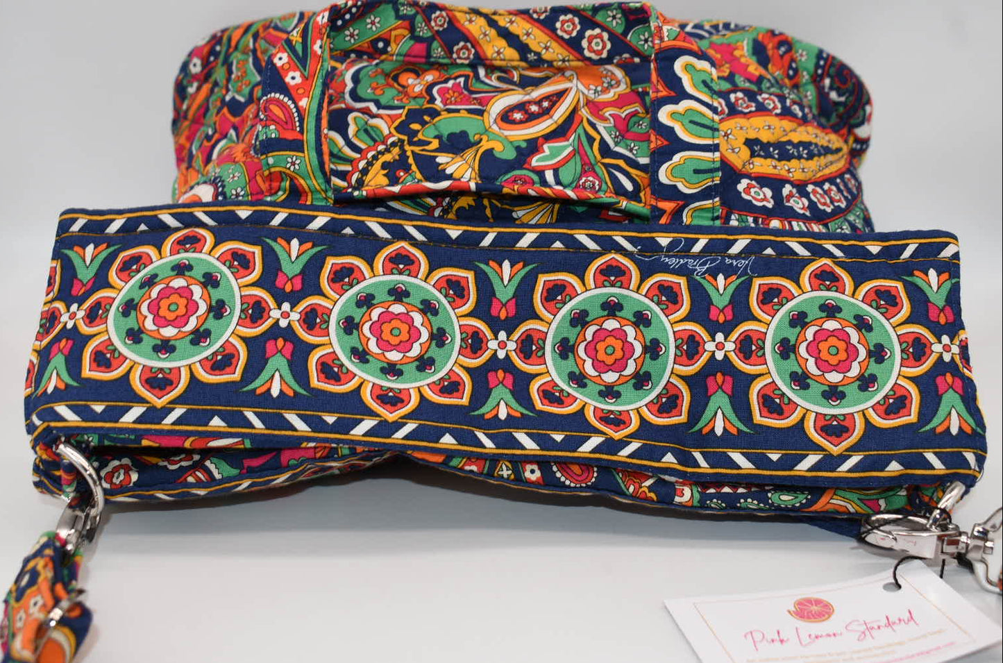 Vera Bradley Two-Way Convertible Tote Bag in "Venetian Paisley" Pattern