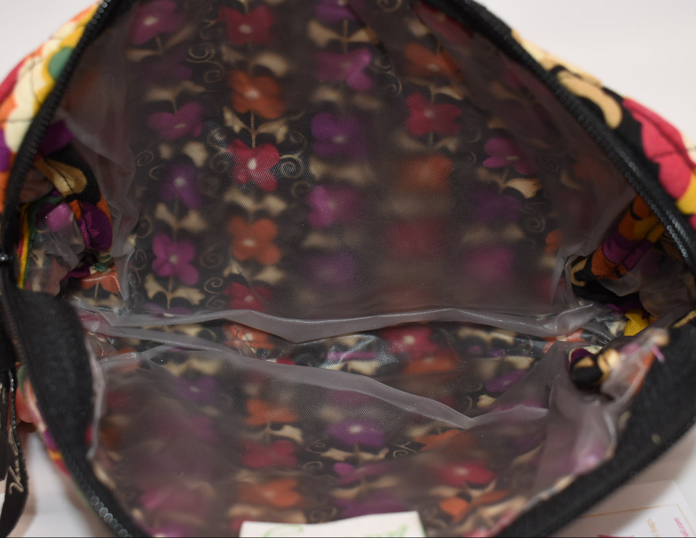 Vera Bradley Large Cosmetic Bag in "Suzani" Pattern
