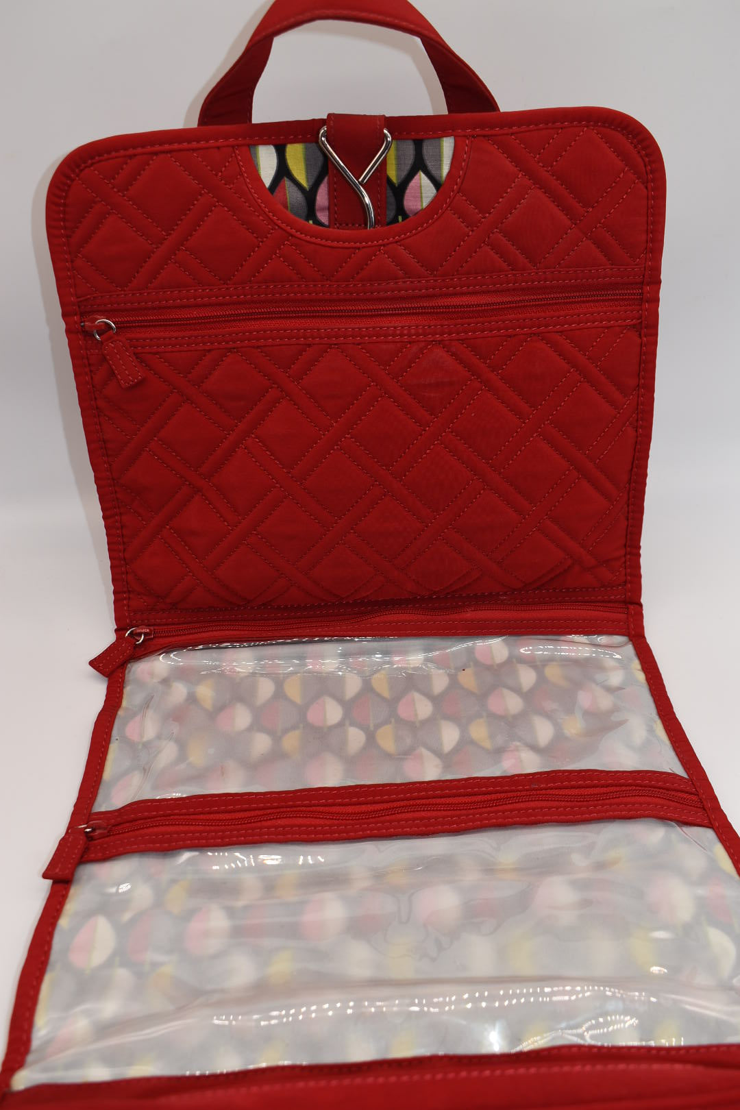 Vera Bradley Hanging Travel Organizer in Microfiber Red