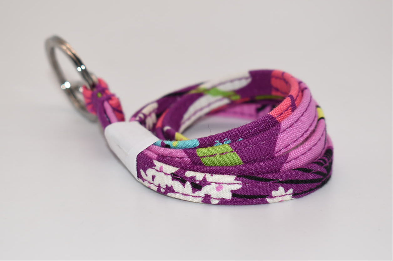 Vera Bradley Lanyard in "Flutterby" Pattern