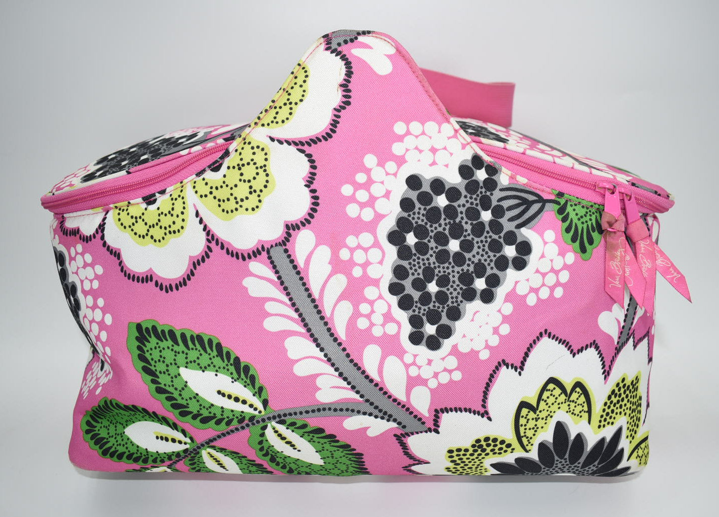 Vera Bradley Large Insulated Cooler Bag in "Priscilla Pink" Pattern