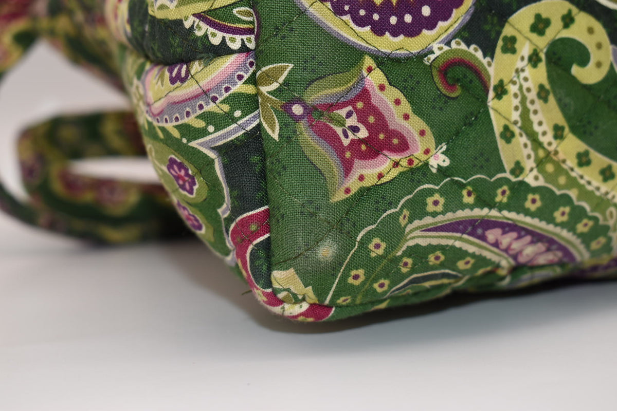 Vera Bradley Large Betsy Shoulder Tote Bag in "Chelsea Green" Pattern
