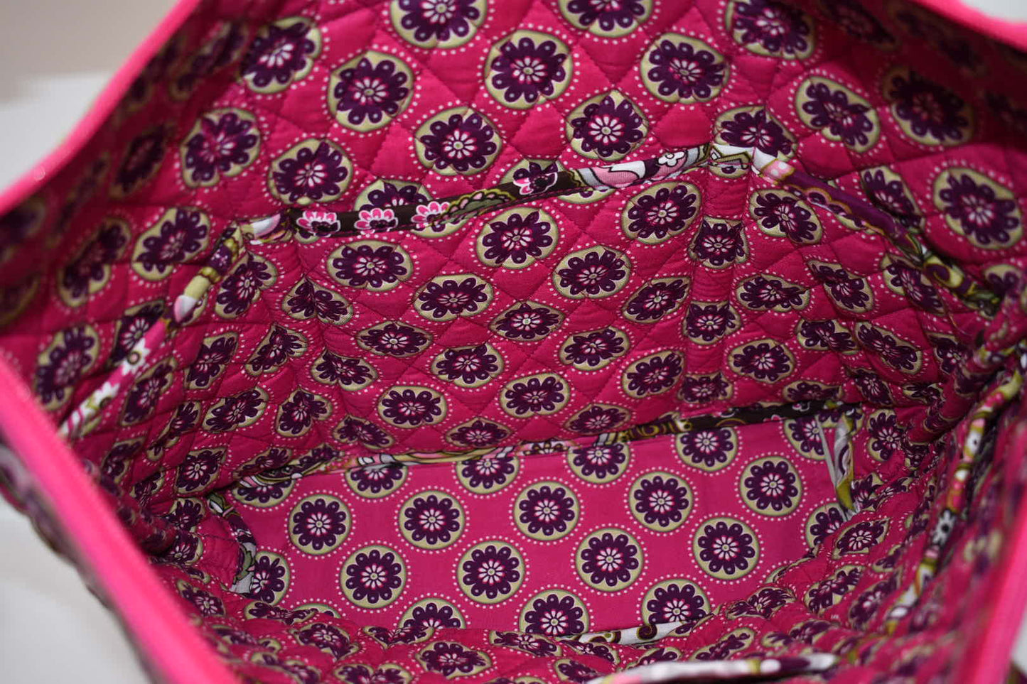 Vera Bradley Villager Tote Bag in "Very Berry Paisley" Pattern