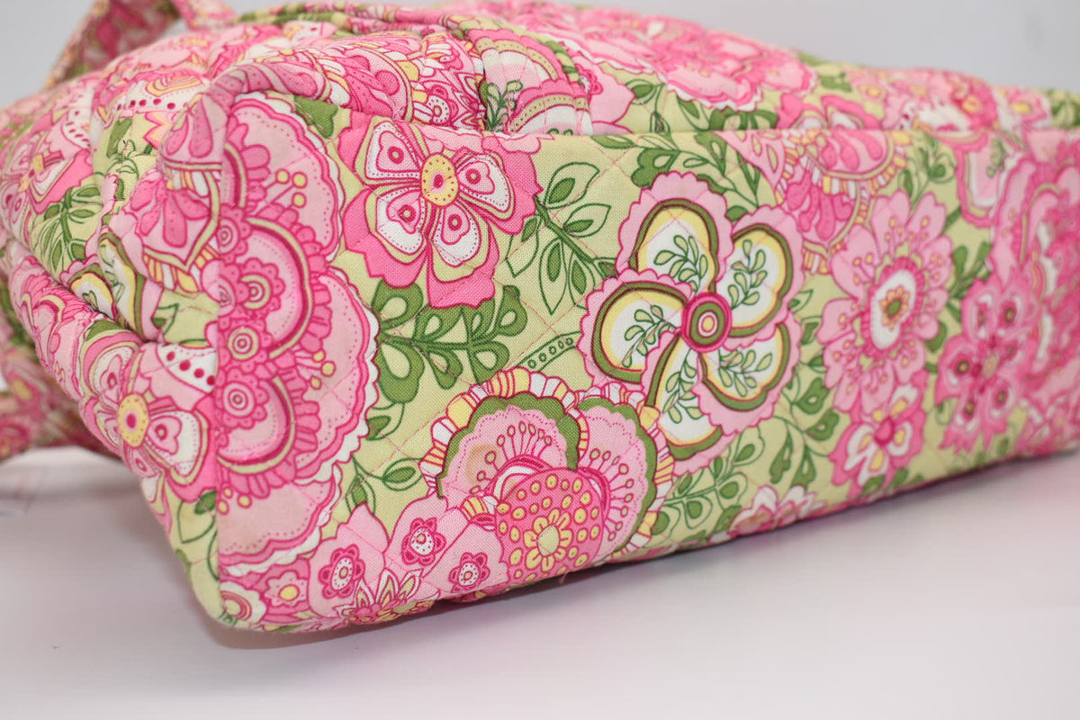 Vera Bradley Large Betsy Shoulder Tote Bag in "Petal Pink" Pattern