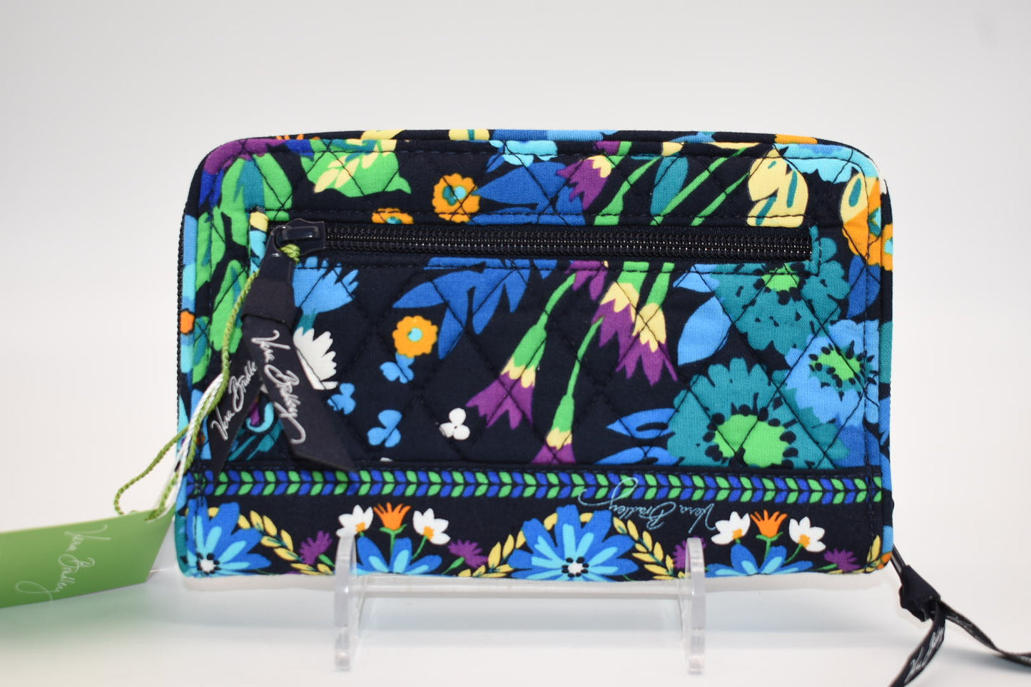 Vera Bradley Turnlock Wallet in "Midnight Blues" Pattern