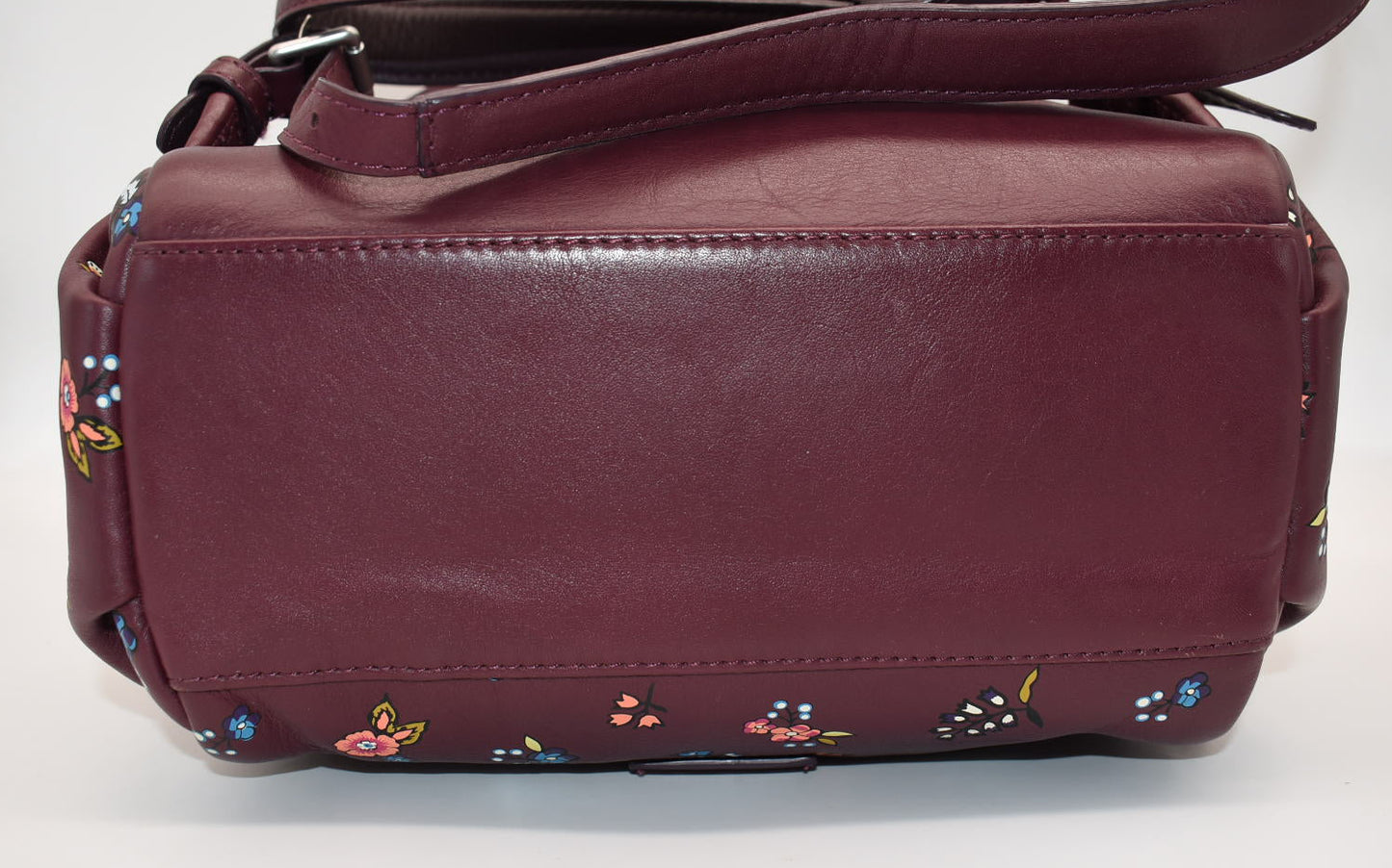 Vera Bradley Leather Carryall Backpack in "Mulled Wine" Pattern