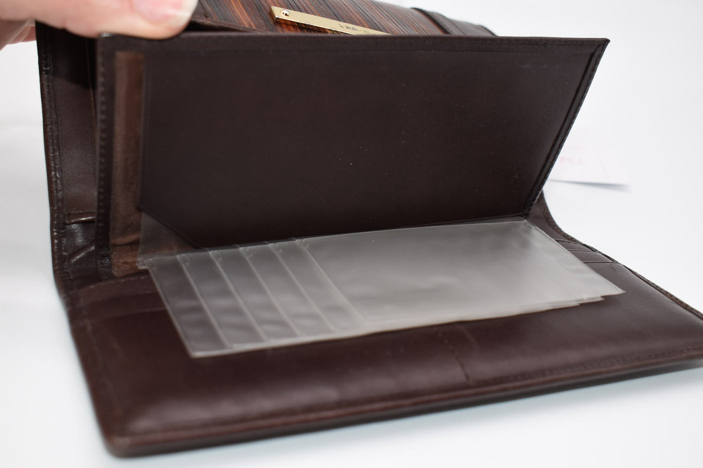 Brahmin Soft Checkbook Wallet in Balsa