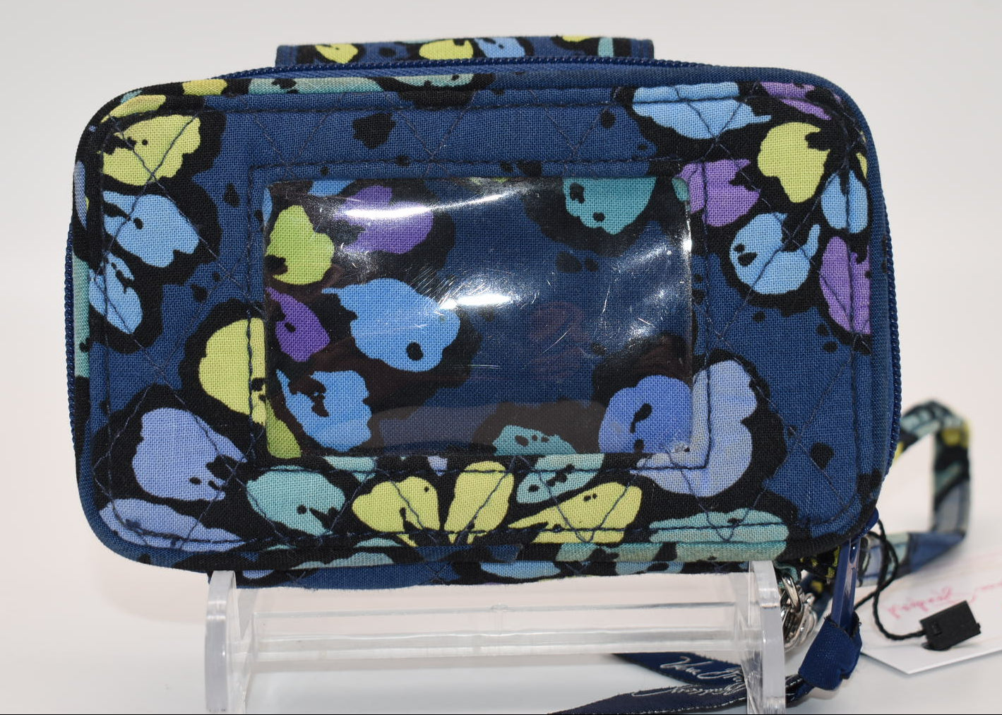 Vera Bradley Smartphone Wallet Wristlet in "Indigo Pop" Pattern