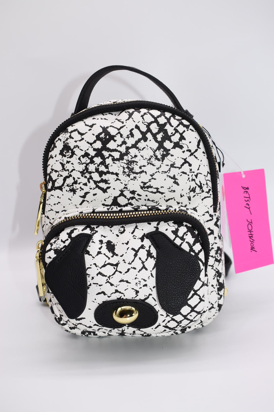 Betsey Johnson Kitsch Dog Mini Backpack