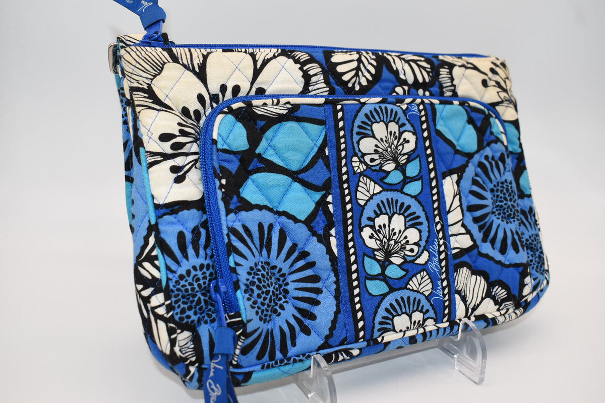 Vera Bradley Little Crossbody Bag in "Bayou Blue" Pattern