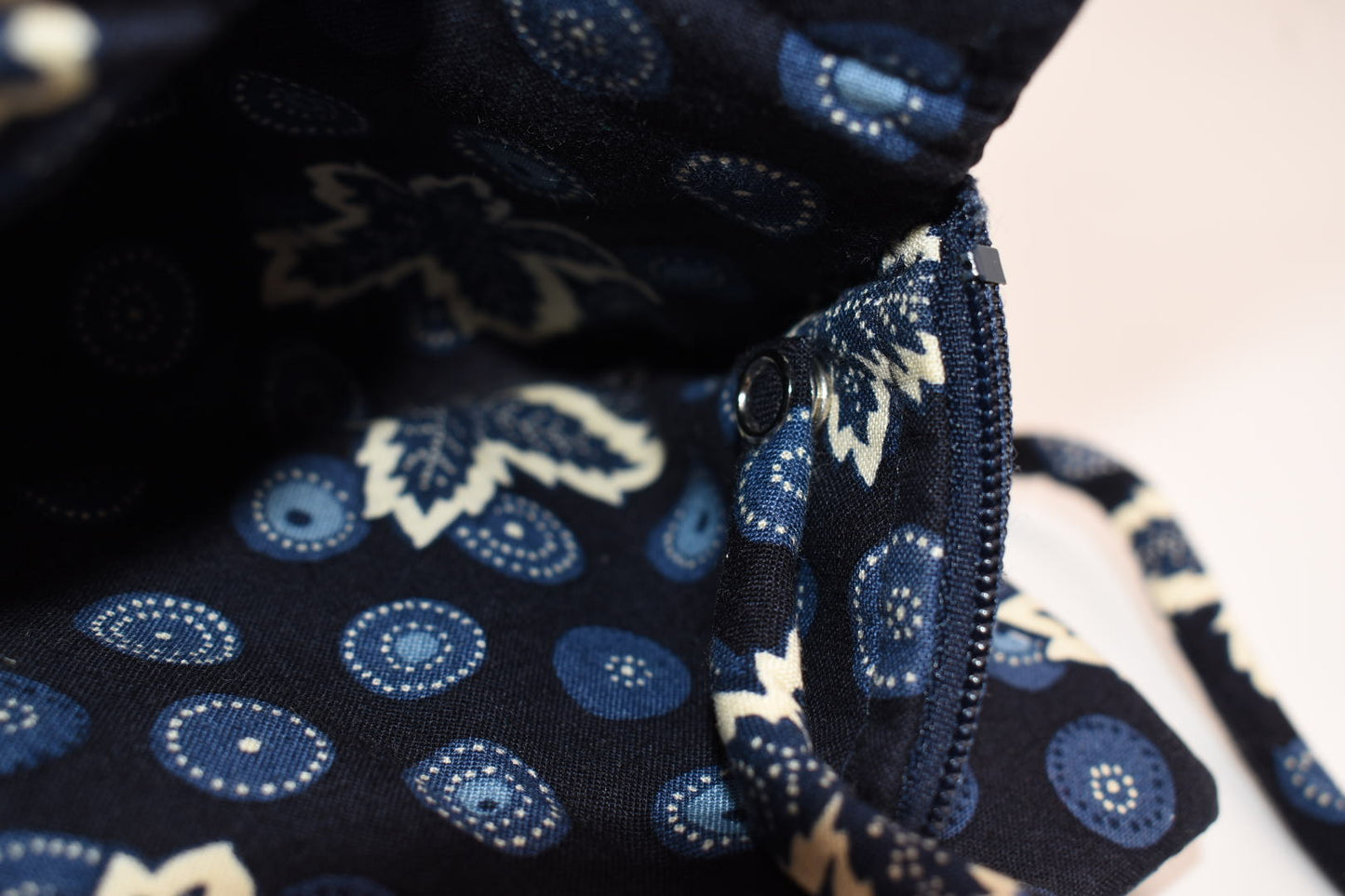 Vintage Vera Bradley Strap Crossbody Wallet in "Blue Coin -2003" Pattern