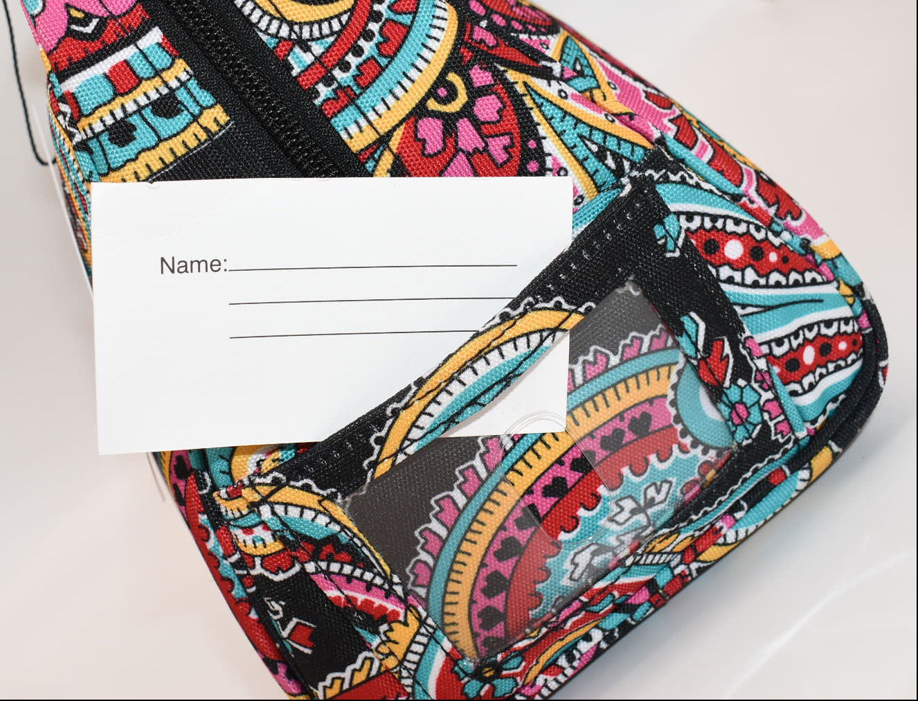 Vera Bradley Lunch Tote Bag in "Parisian Paisley" Pattern