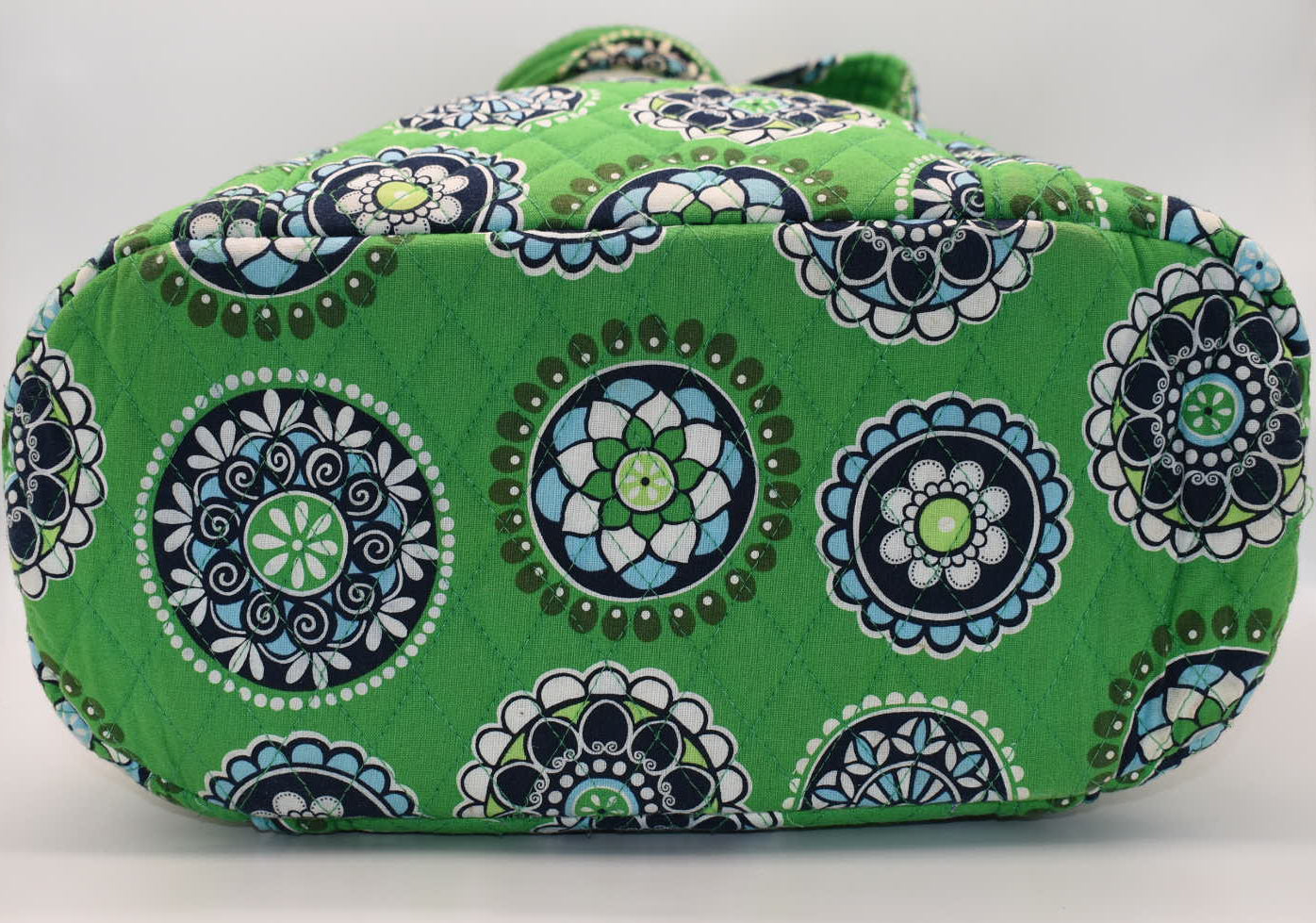 Vera Bradley Large Vera Tote Bag in "Cupcakes Green" Pattern