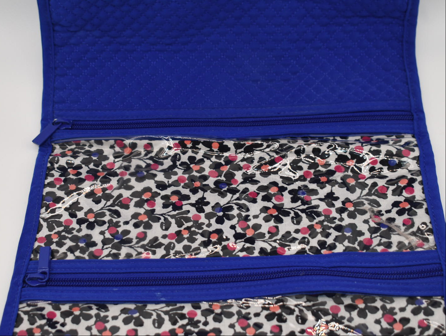 Vera Bradley Iconic Hanging Travel Organizer in Microfiber Royal Blue