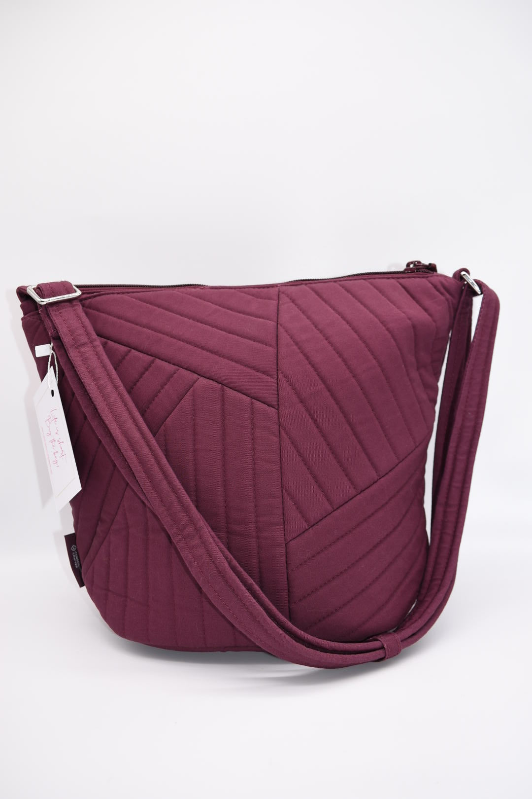 Vera Bradley Bucket Crossbody Bag in "Mulled Wine" Color