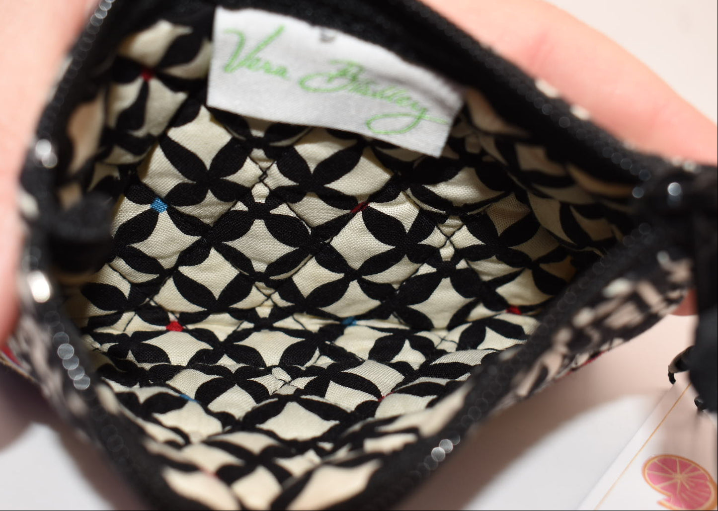 Vera Bradley Zip Coin Purse in "Barcelona" Pattern
