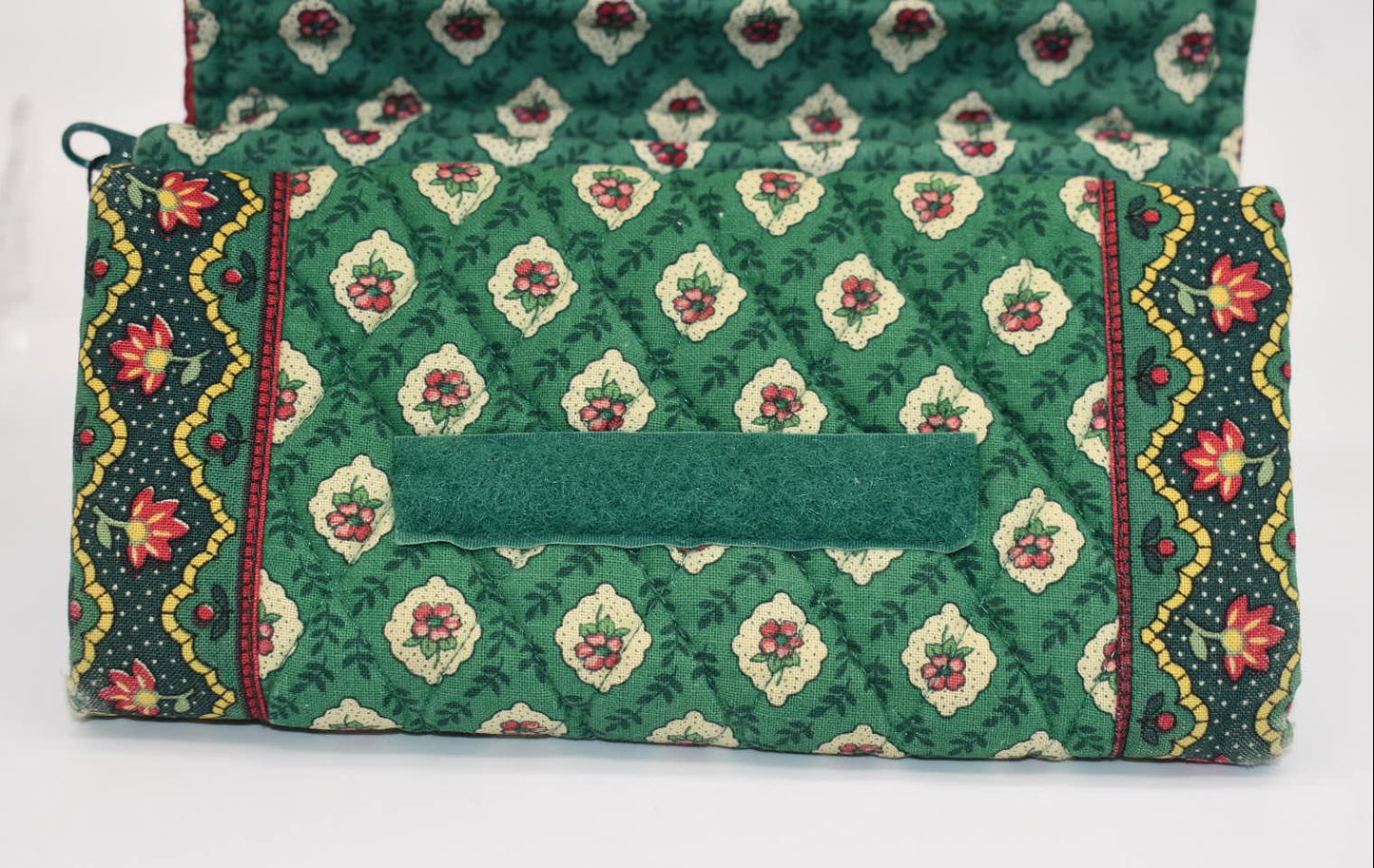 Vera Bradley Quilted Cotton Wallet in "Greenfield" Pattern