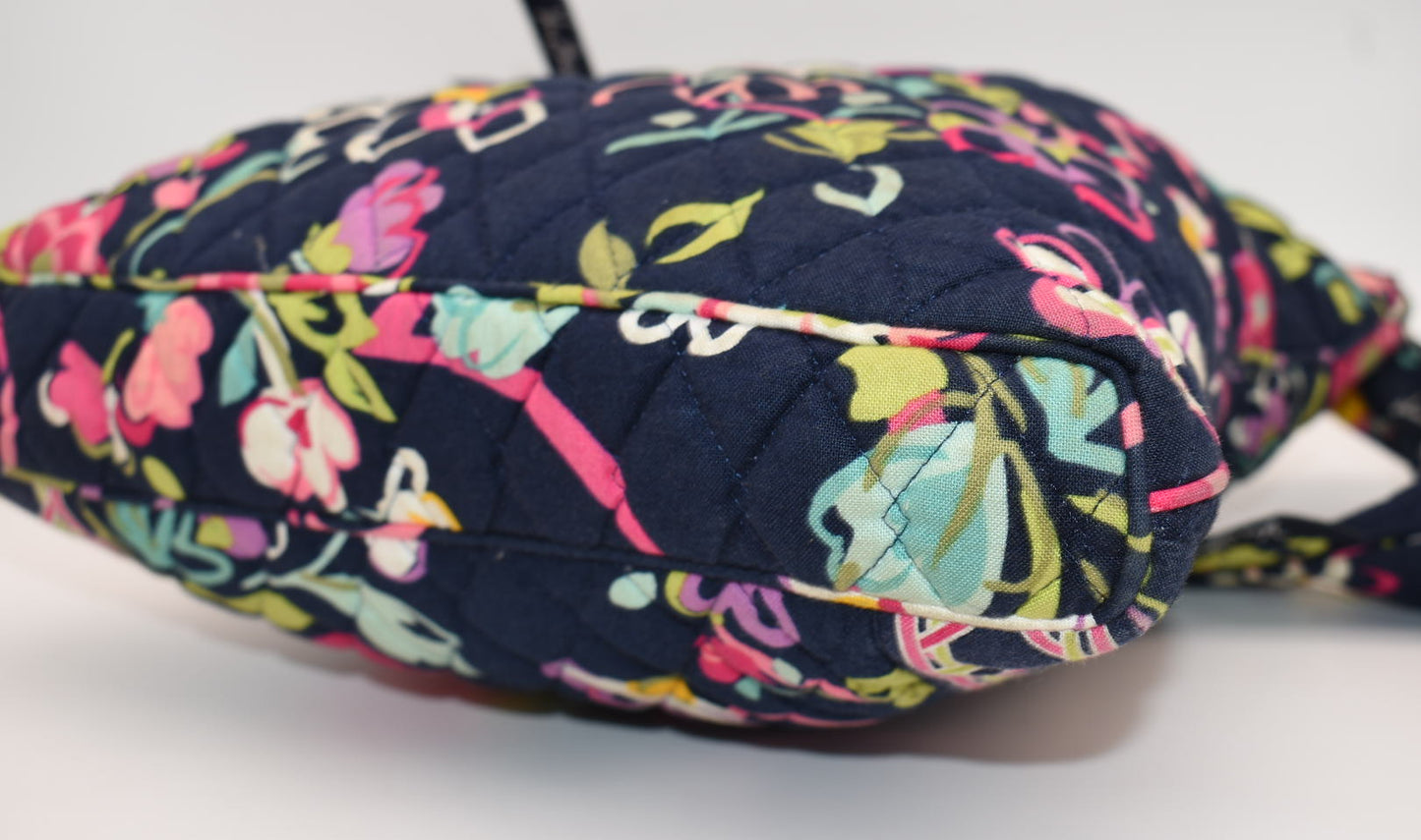 Vera Bradley Hipster Crossbody Bag in "Ribbons" Pattern