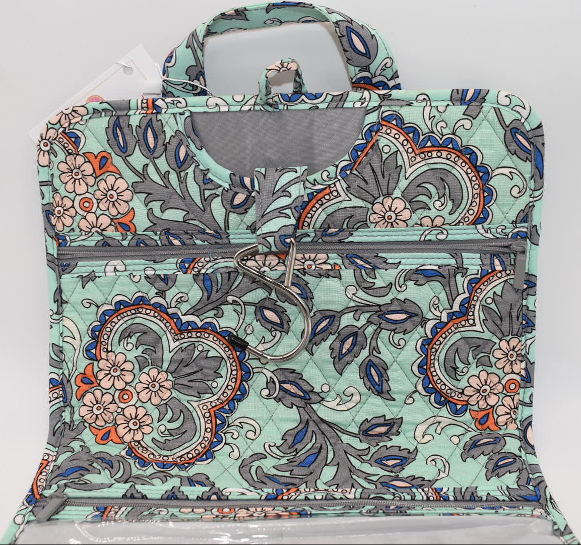 Vera Bradley Hanging Cosmetic & Toiletry Organizer in "Fan Flowers" Pattern