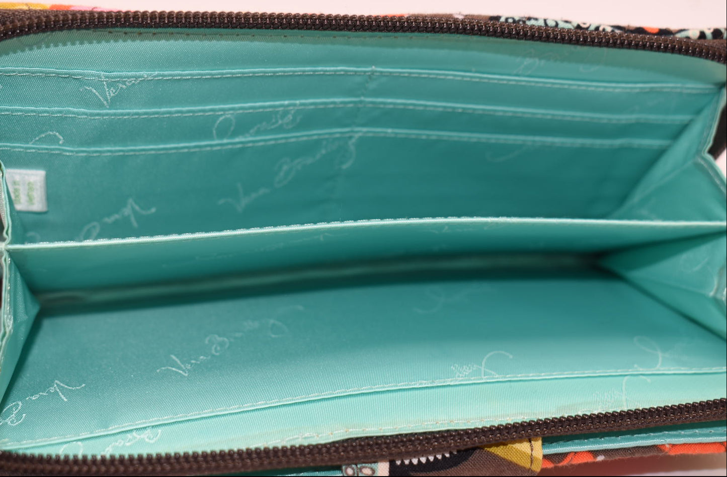 Vera Bradley Turnlock Wallet in "Flower Shower" Pattern