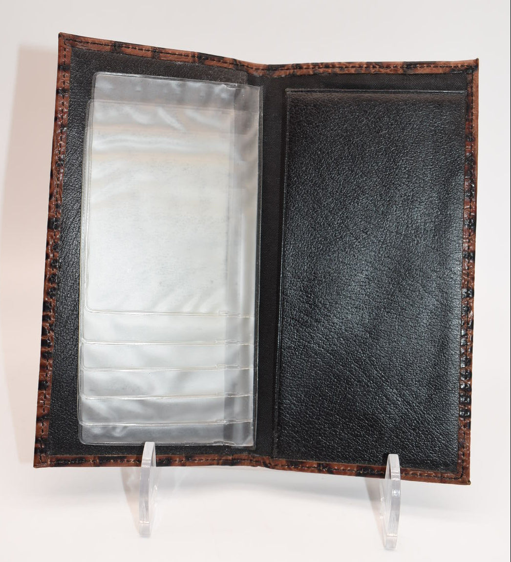 Brahmin Soft Checkbook Wallet in Tuscan Tri-Texture