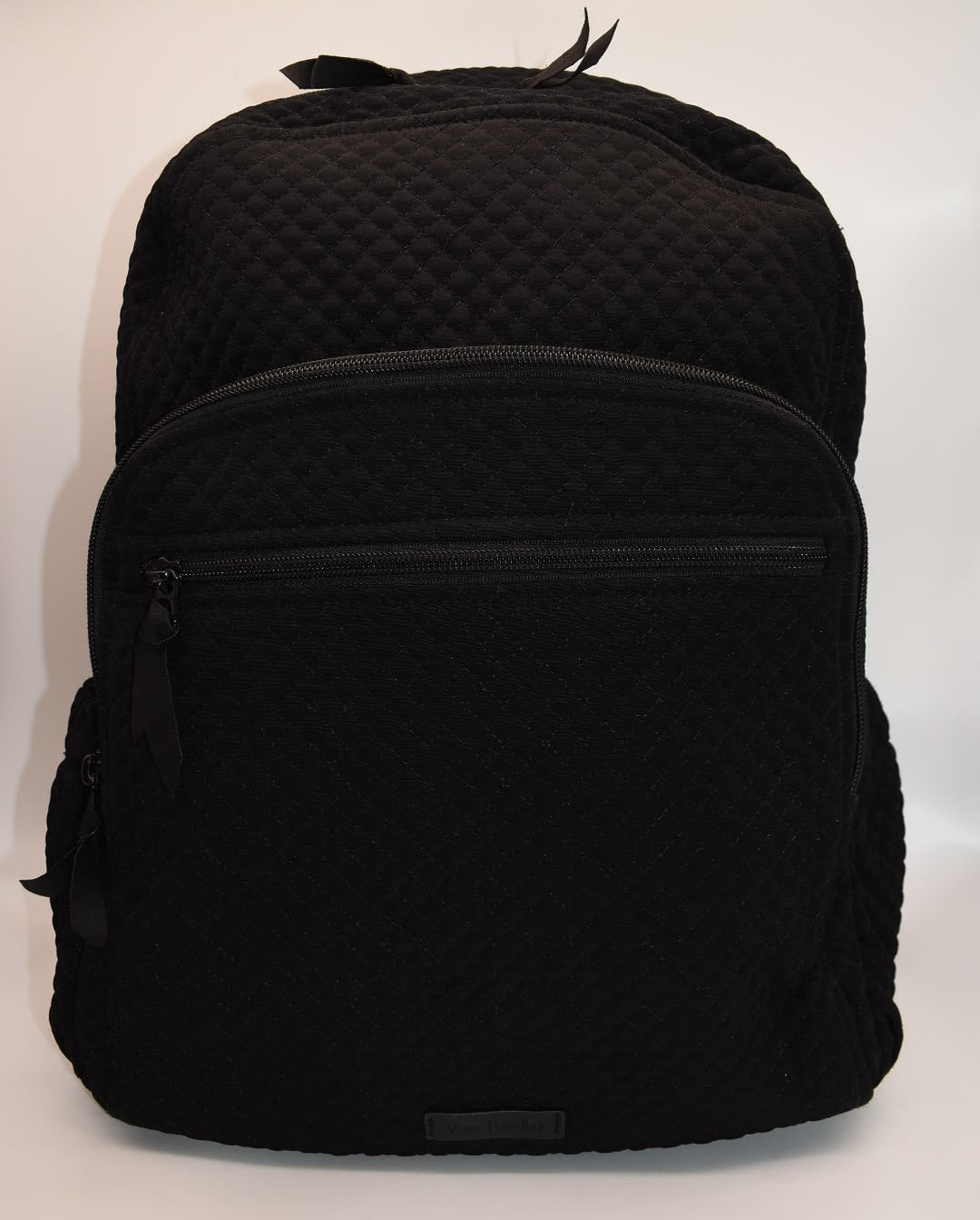 Vera Bradley Microfiber Campus Backpack in Black