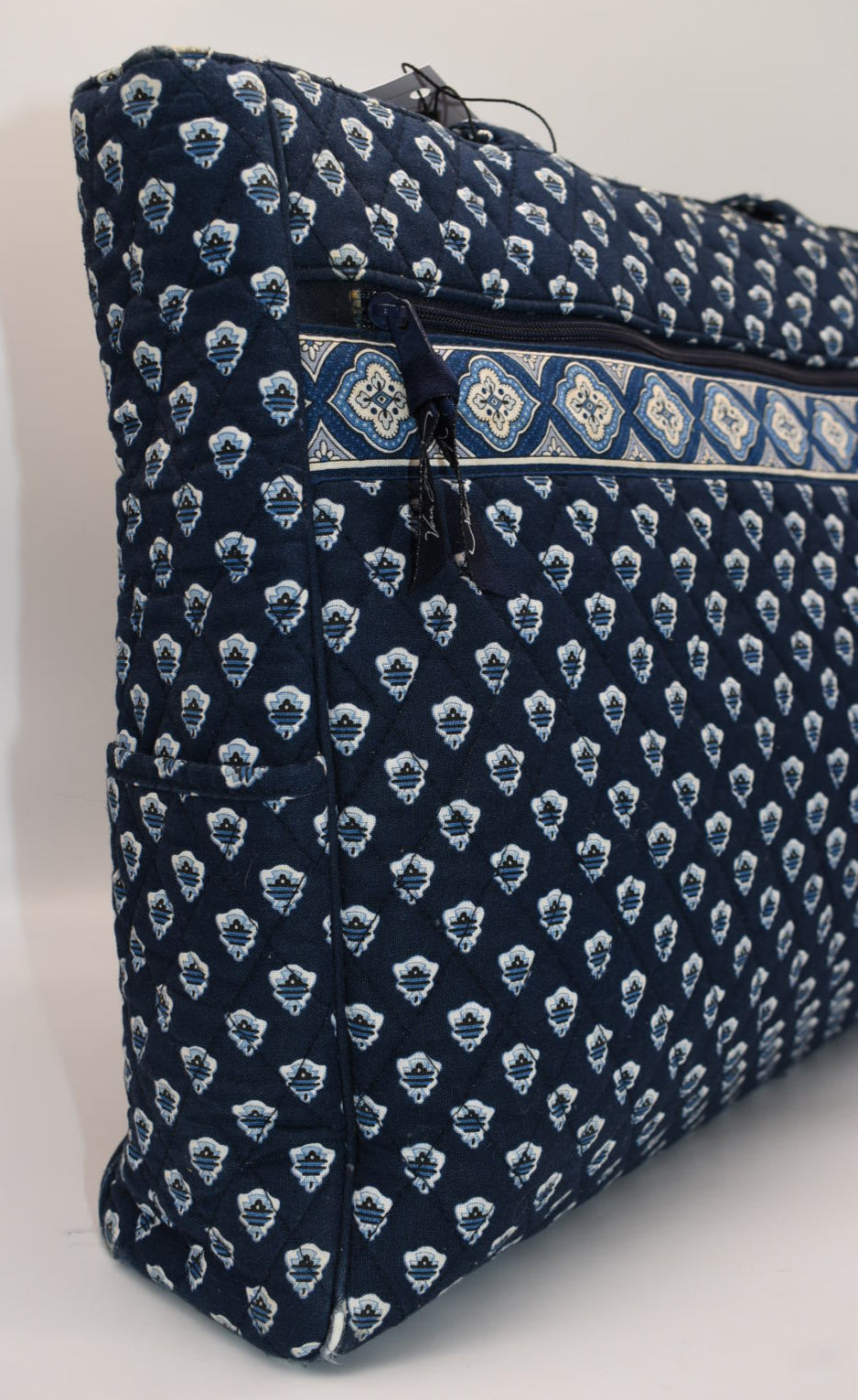 Vera Bradley Laptop /Work Tote Bag in "Nantucket Navy" Pattern