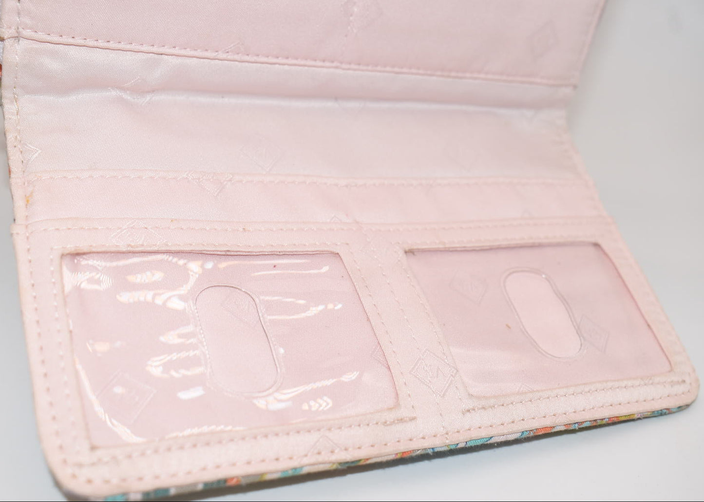 Vera Bradley RFID Turnlock Wallet in "Rain Forest Canopy" Pattern