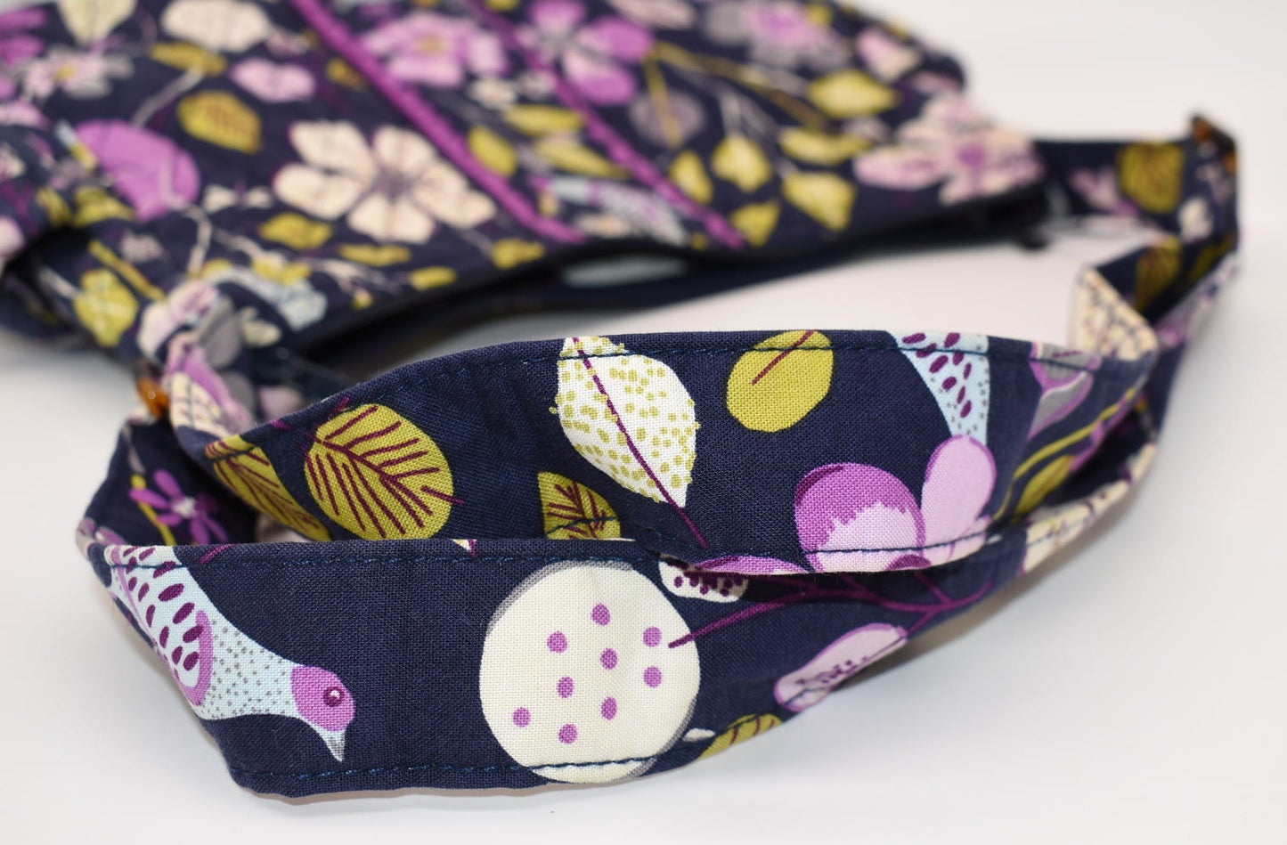 Vera Bradley On-the-Go Shoulder Bag in "Floral Nightingale" Pattern