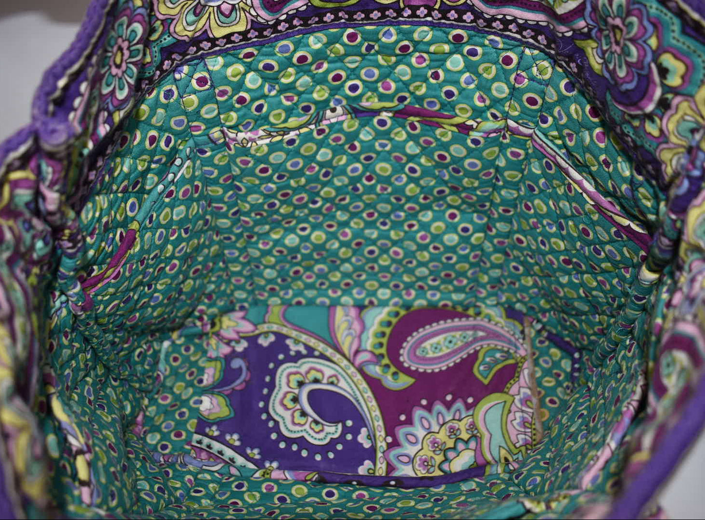 Vera Bradley Large Vera Tote Bag in "Heather" Pattern