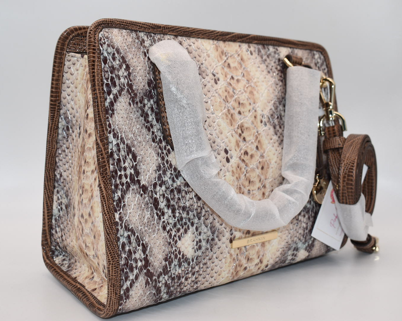 Brahmin Cami Satchel Bag in Multi Eirwen