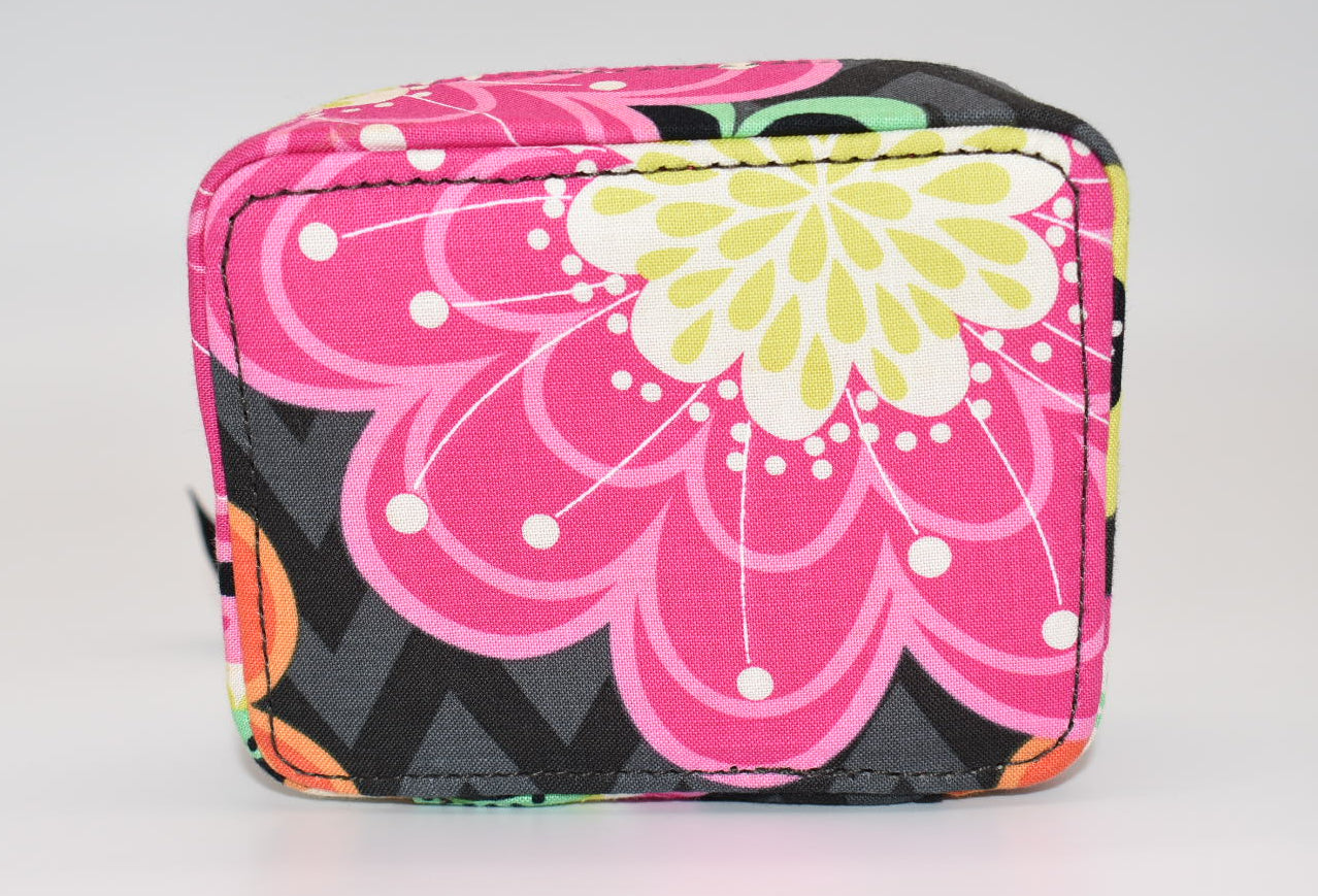 Vera Bradley Travel Pill Organizer Case in "Ziggy Zinnia" Pattern