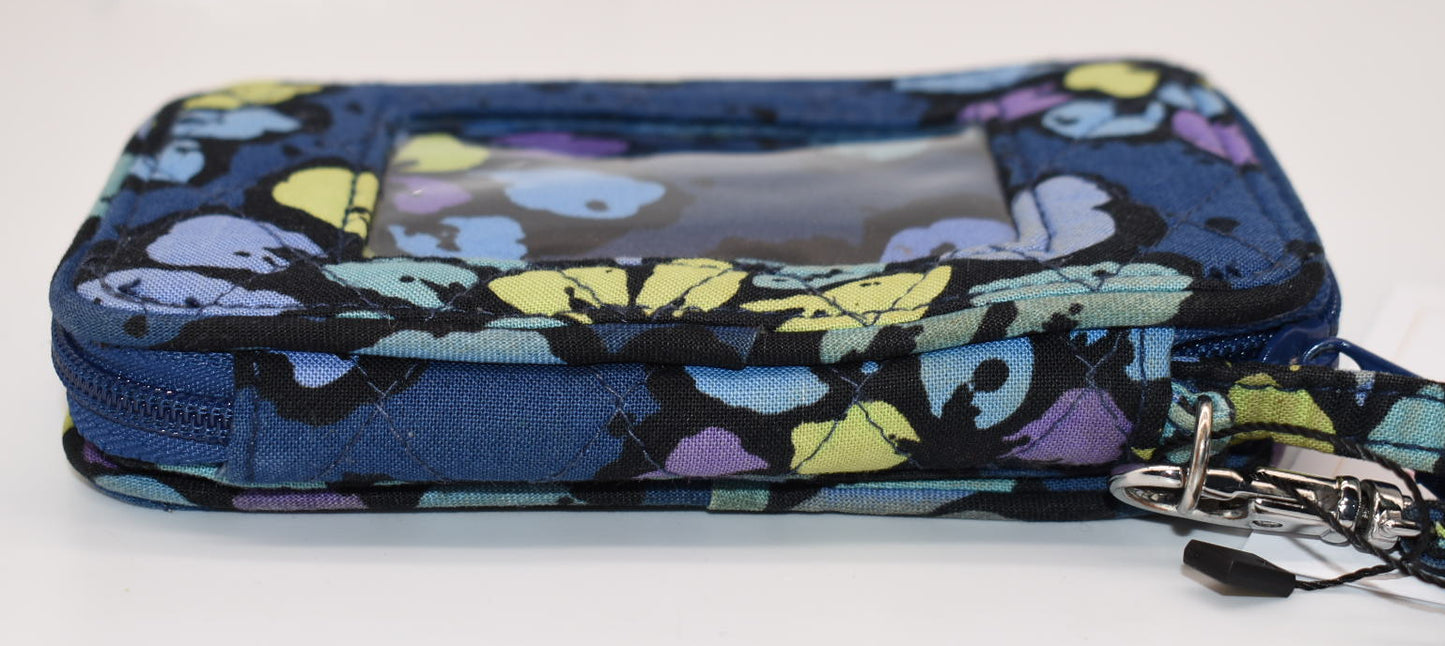 Vera Bradley Smartphone Wallet Wristlet in "Indigo Pop" Pattern