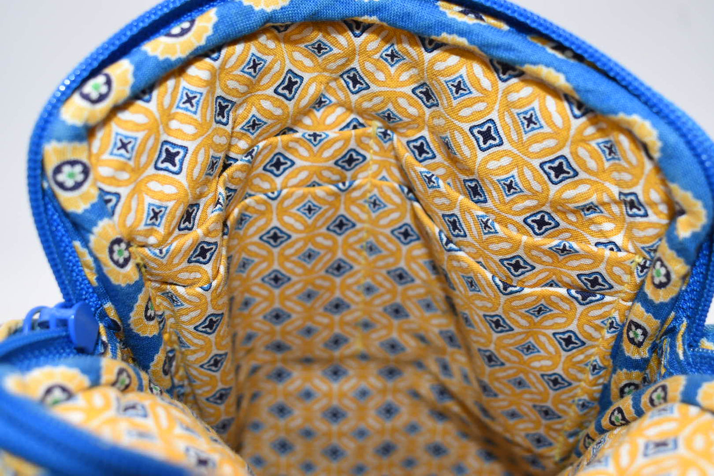 Vera Bradley Mini Hipster Crossbody Bag in "Riveria Blue" Pattern