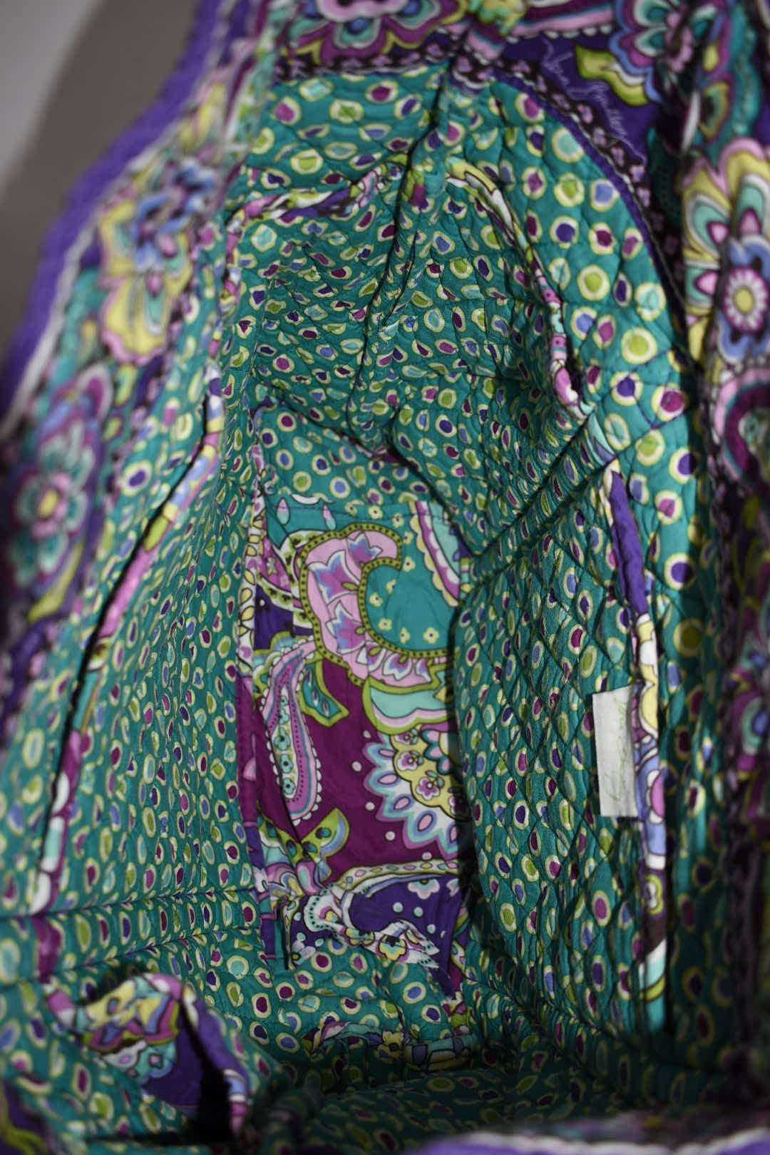 Vera Bradley Large Vera Tote Bag in "Heather" Pattern