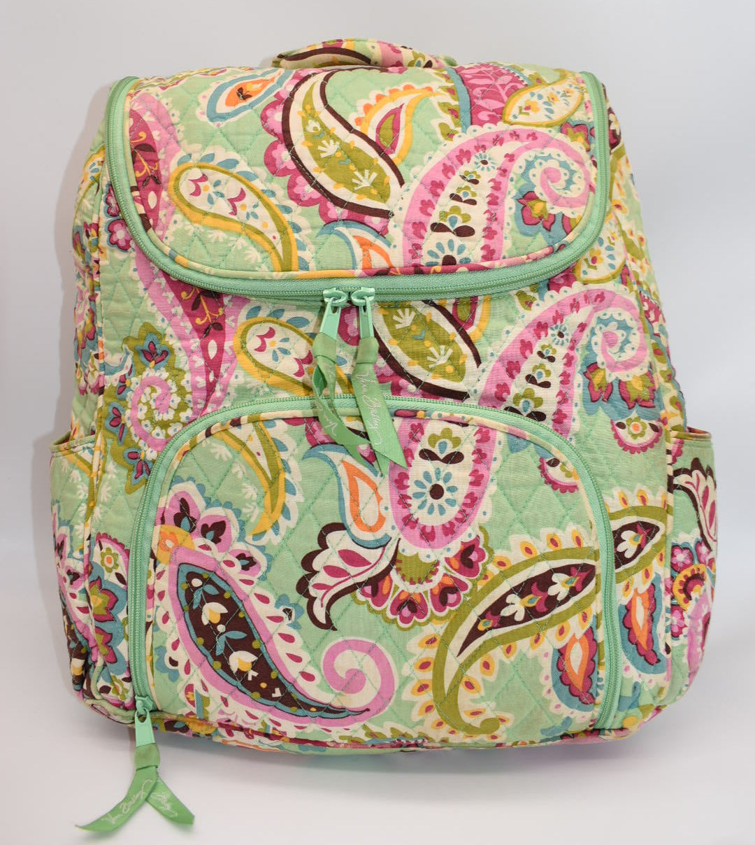 Vera Bradley Double Zip Backpack in "Tutti Frutti" Pattern
