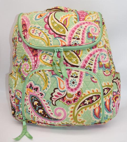 Vera Bradley Double Zip Backpack in "Tutti Frutti" Pattern