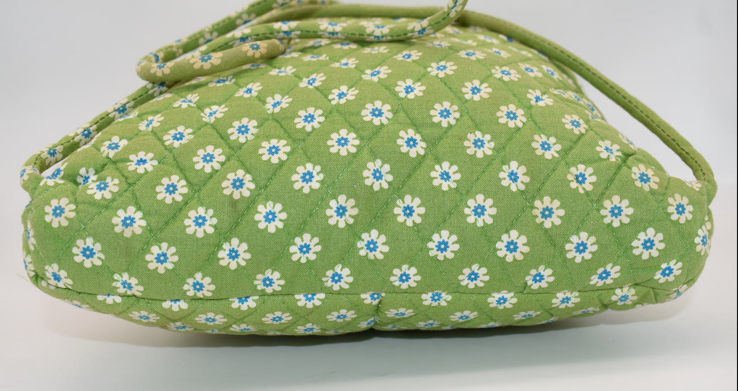 Vera Bradley Quilted Cotton Back Sack Bag in "Apple Green" Pattern