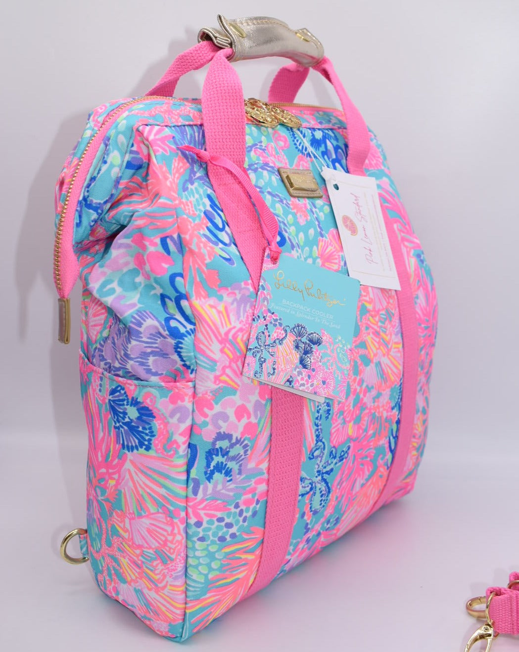Lilly Pulitzer Backpack Cooler in Splendor in the Sand