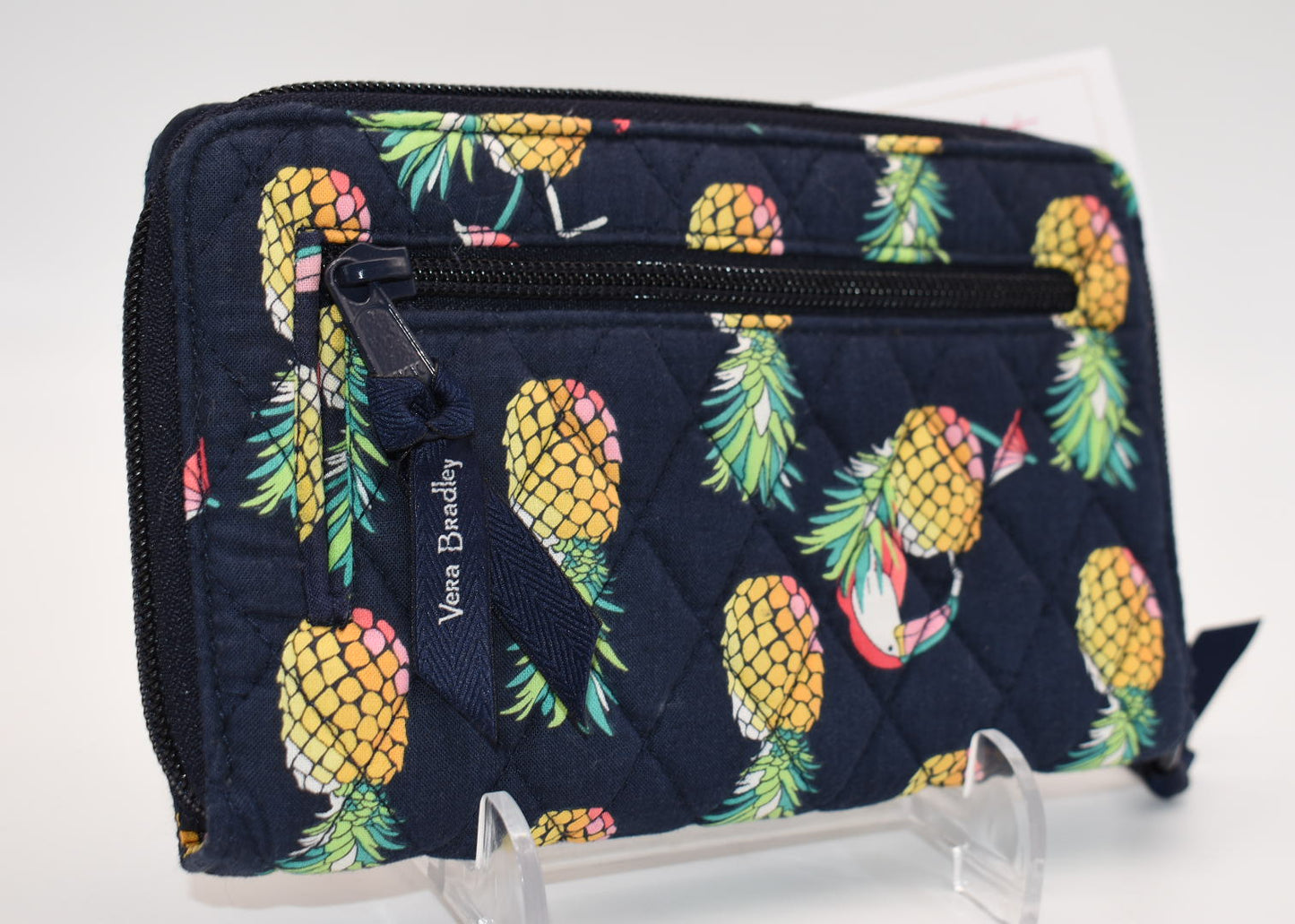 Vera Bradley RFID Turnlock Wallet in "Toucan Party" Pattern