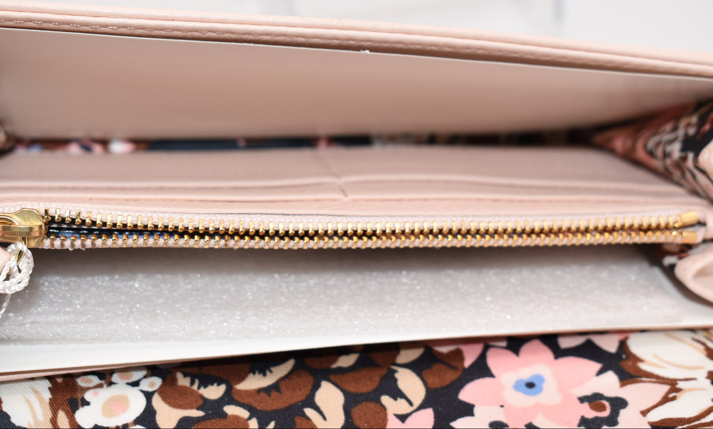 Vera Bradley Quilted Leather Audrey Wallet in Blush Color