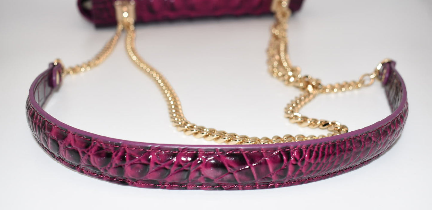 Brahmin Rosa Crossbody Bag in Sugar Plum Melbourne